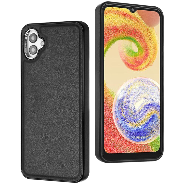 For Samsung Galaxy A04E / F04 / M04 Leather Texture Full Coverage Phone Case(Black) - free shipping - PMC TechLife - Order now!