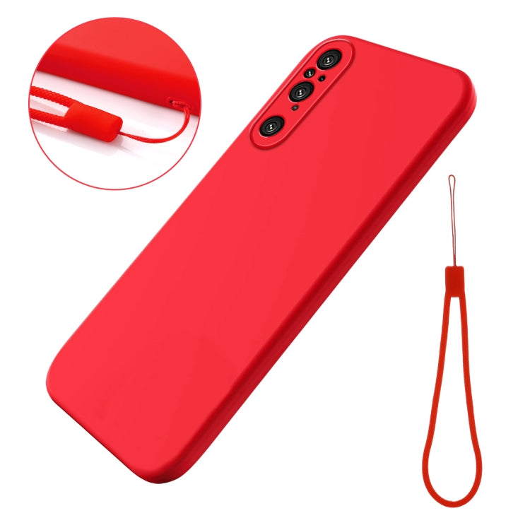 For Sony Xperia 1 V Pure Color Liquid Silicone Shockproof Phone Case(Red) - free shipping - PMC TechLife - Order now!