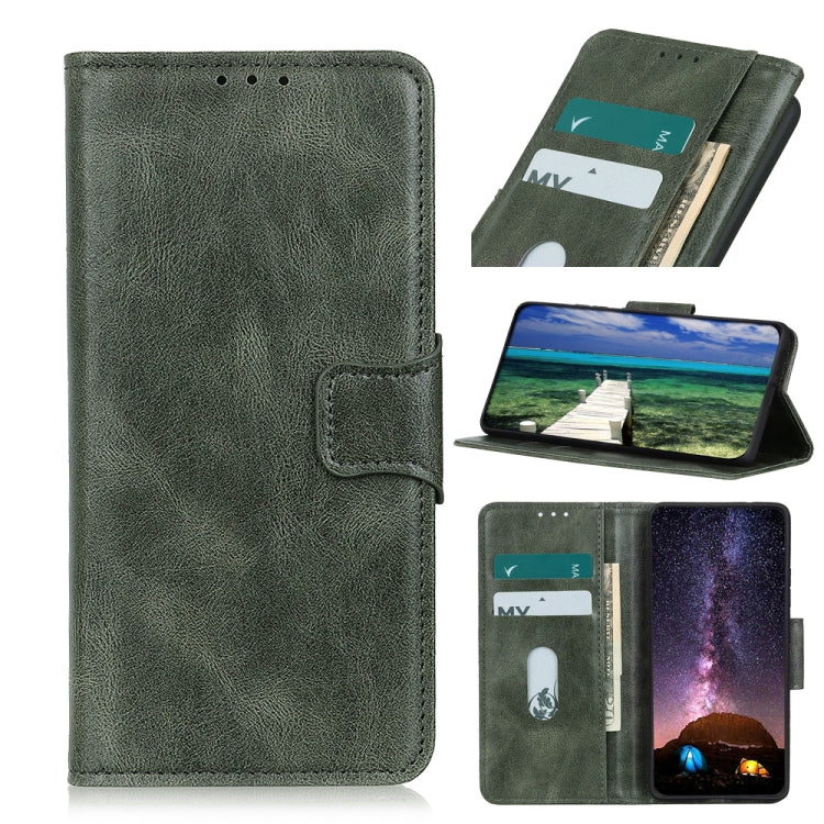 For Xiaomi Redmi Note 12S 4G Mirren Crazy Horse Texture Horizontal Flip Leather Phone Case with Holder & Card Slots & Wallet(Dark Green) - free shipping - PMC TechLife - Order now!