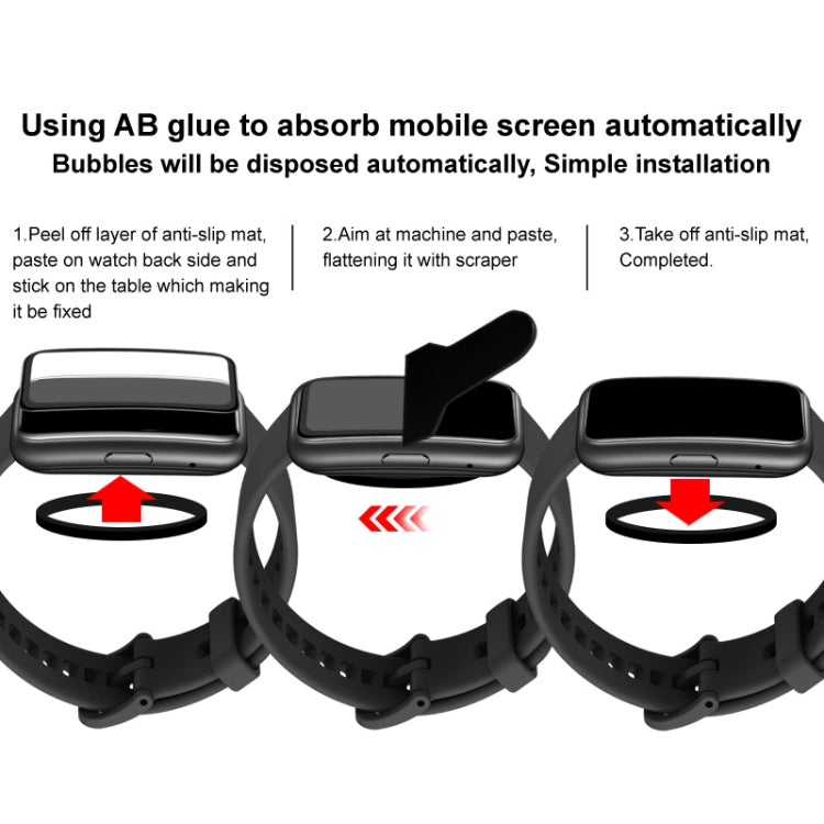 For COLMi C80 Smartwatch IMAK Plexiglass HD Watch Protective Film - Screen Protector by imak | Online Shopping South Africa | PMC TechLife | Buy Now Pay Later Mobicred