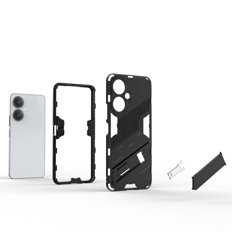 For vivo Y27 4G Global Punk Armor 2 in 1 PC + TPU Phone Case with Holder(Red) - free shipping - PMC TechLife - Order now!