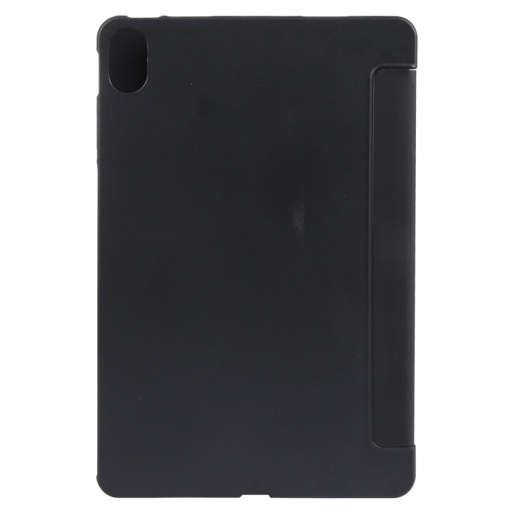 For Huawei MatePad 11 2023 GEBEI 3-folding Holder Shockproof Flip Leather Tablet Case(Black) - free shipping - PMC TechLife - Order now!
