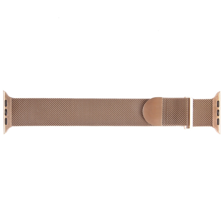 For Apple Watch 8 45mm Milanese Metal Magnetic Watch Band(Rose Gold) - Watch Bands by PMC TechLife | Online Shopping South Africa | PMC TechLife