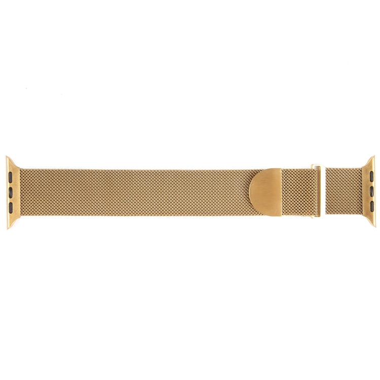 For Apple Watch 7 41mm Milanese Metal Magnetic Watch Band(Gold) - Watch Bands by PMC TechLife | Online Shopping South Africa | PMC TechLife