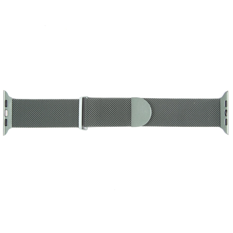For Apple Watch 6 44mm Milanese Metal Magnetic Watch Band(Pine Green) - Watch Bands by PMC TechLife | Online Shopping South Africa | PMC TechLife