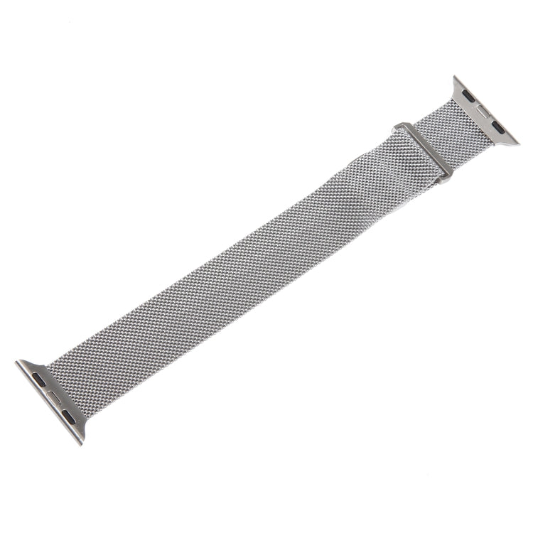 For Apple Watch 5 44mm Milanese Metal Magnetic Watch Band(Silver) - Watch Bands by PMC TechLife | Online Shopping South Africa | PMC TechLife