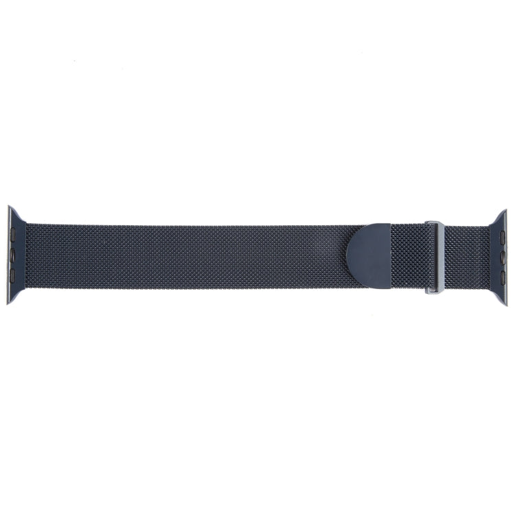 For Apple Watch 3 42mm Milanese Metal Magnetic Watch Band(Midnight Blue) - Watch Bands by PMC TechLife | Online Shopping South Africa | PMC TechLife