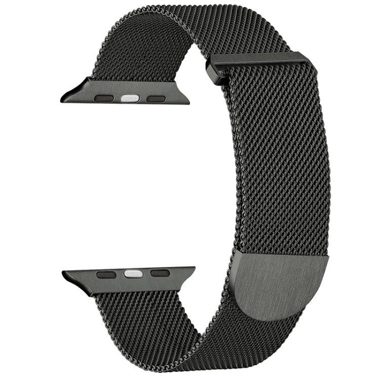 For Apple Watch 2 38mm Milanese Metal Magnetic Watch Band(Army Green) - Watch Bands by PMC TechLife | Online Shopping South Africa | PMC TechLife