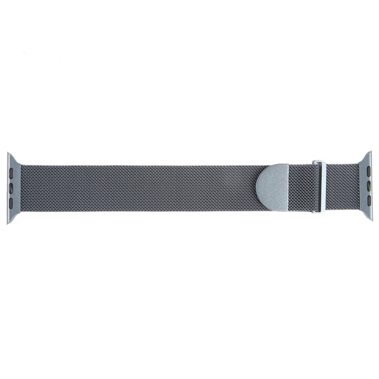 For Apple Watch 42mm Milanese Metal Magnetic Watch Band(Space Grey) - Watch Bands by PMC TechLife | Online Shopping South Africa | PMC TechLife