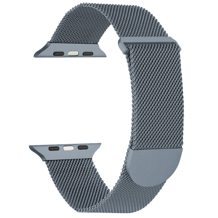 For Apple Watch 38mm Milanese Metal Magnetic Watch Band(Space Grey) - Watch Bands by PMC TechLife | Online Shopping South Africa | PMC TechLife