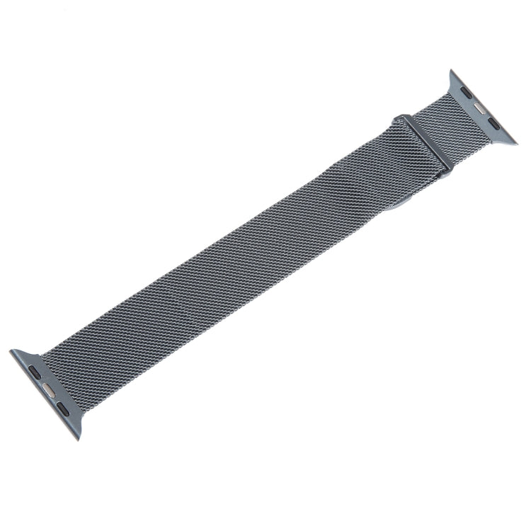 For Apple Watch 38mm Milanese Metal Magnetic Watch Band(Space Grey) - Watch Bands by PMC TechLife | Online Shopping South Africa | PMC TechLife