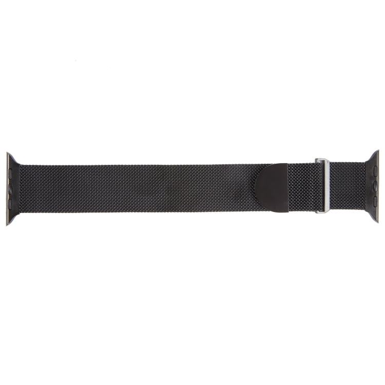 For Apple Watch SE 2023 44mm Milanese Metal Magnetic Watch Band(Black) - Watch Bands by PMC TechLife | Online Shopping South Africa | PMC TechLife
