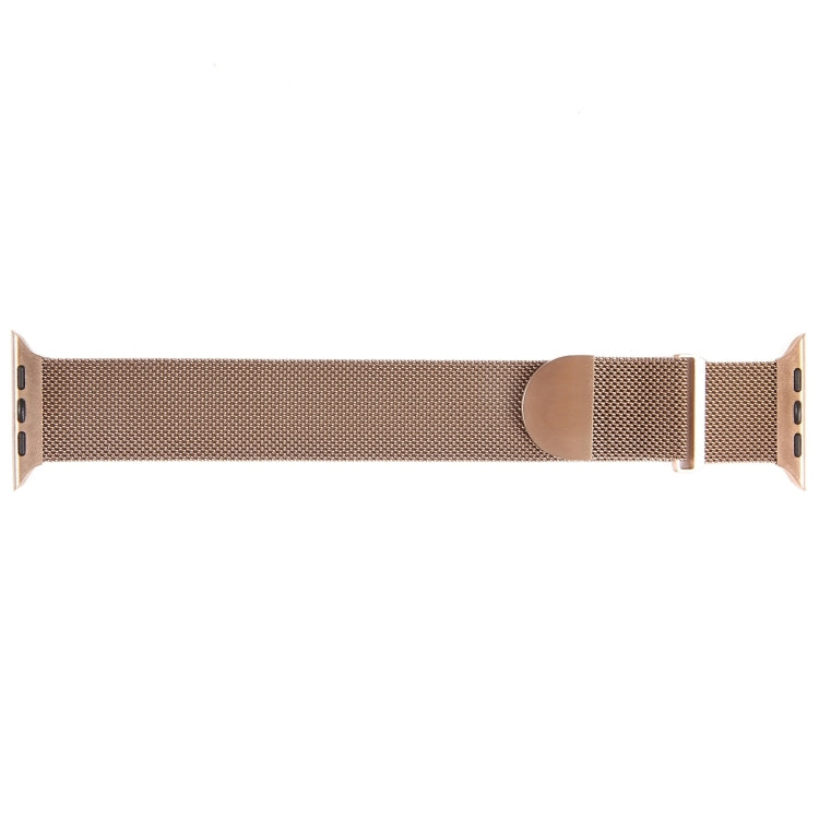 For Apple Watch SE 2023 44mm Milanese Metal Magnetic Watch Band(Rose Gold) - Watch Bands by PMC TechLife | Online Shopping South Africa | PMC TechLife