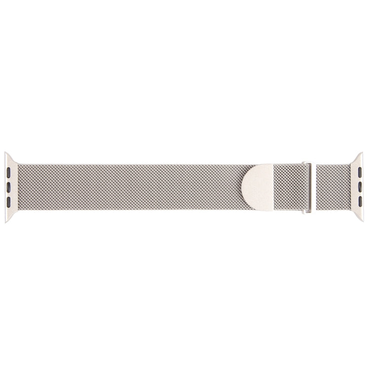 For Apple Watch 9 45mm Milanese Metal Magnetic Watch Band(Starlight) - Watch Bands by PMC TechLife | Online Shopping South Africa | PMC TechLife