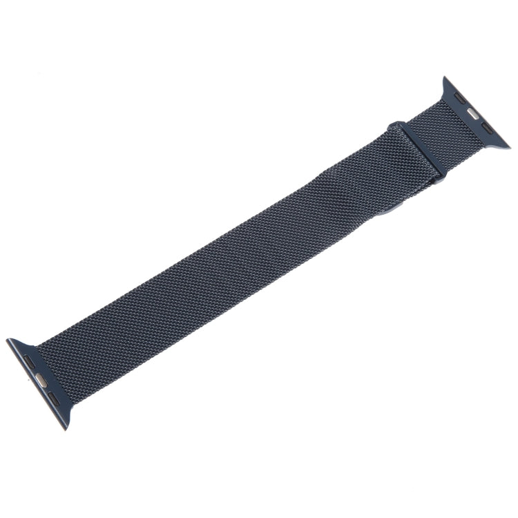 For Apple Watch 9 41mm Milanese Metal Magnetic Watch Band(Midnight Blue) - Watch Bands by PMC TechLife | Online Shopping South Africa | PMC TechLife
