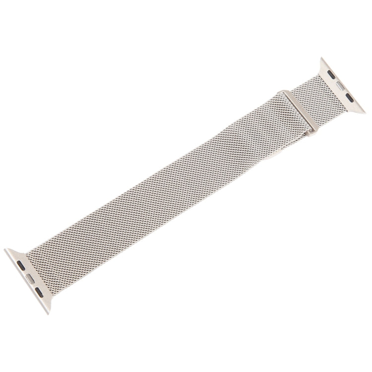 For Apple Watch 9 41mm Milanese Metal Magnetic Watch Band(Starlight) - Watch Bands by PMC TechLife | Online Shopping South Africa | PMC TechLife