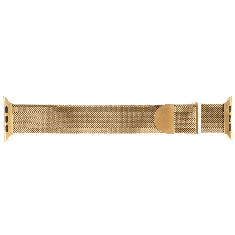 For Apple Watch 9 41mm Milanese Metal Magnetic Watch Band(Gold) - Watch Bands by PMC TechLife | Online Shopping South Africa | PMC TechLife