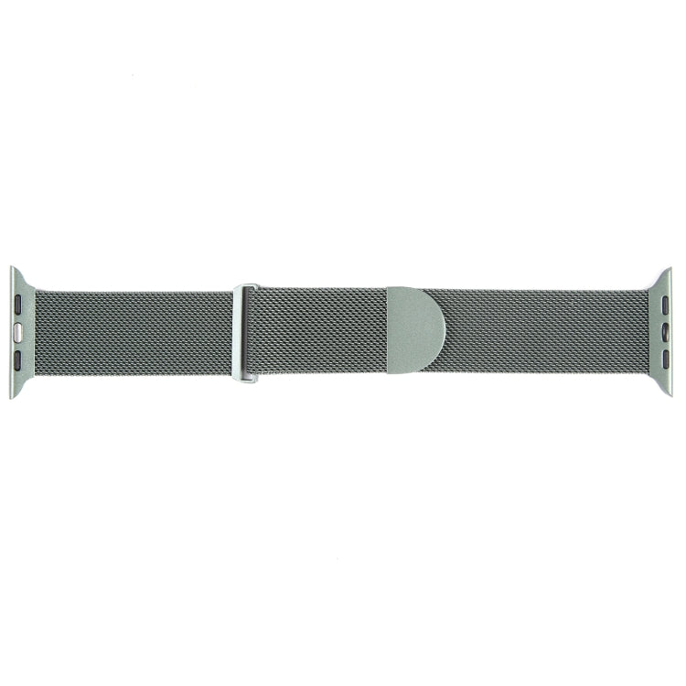 For Apple Watch 9 41mm Milanese Metal Magnetic Watch Band(Army Green) - Watch Bands by PMC TechLife | Online Shopping South Africa | PMC TechLife