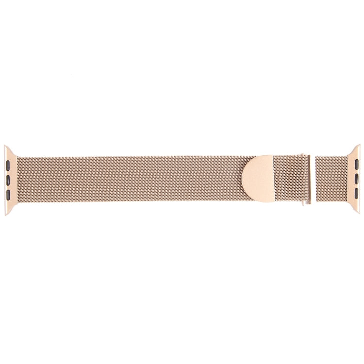 For Apple Watch 9 41mm Milanese Metal Magnetic Watch Band(Retro Gold) - Watch Bands by PMC TechLife | Online Shopping South Africa | PMC TechLife