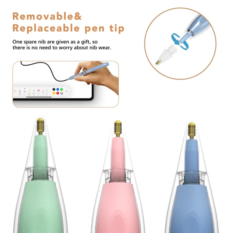 P10s Transparent Case Wireless Charging Stylus Pen for iPad 2018 or Later(Pink) - Stylus Pen by PMC TechLife | Online Shopping South Africa | PMC TechLife