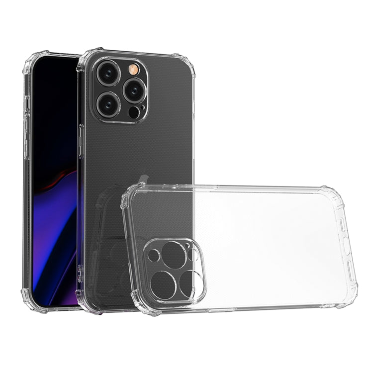 For iPhone 15 Pro Max Four-Corner Shockproof Clear TPU Phone Case(Transparent) - free shipping - PMC TechLife - Order now!