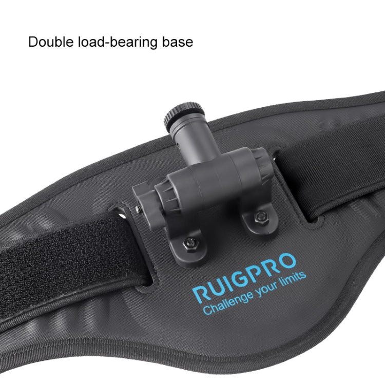 RUIGPRO Waist Belt Mount Strap With Phone Clamp & Selfie Stick - Chest Belt by RUIGPRO | Online Shopping South Africa | PMC TechLife
