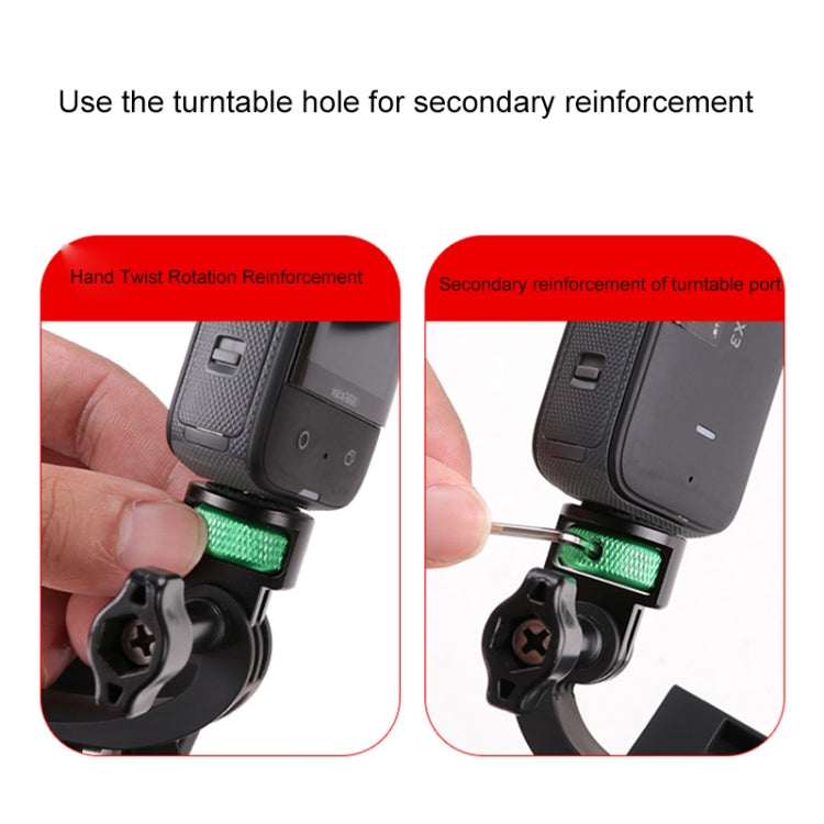 1/4 inch Screw Adjustable Metal Action Camera Adapter(Black) - Connection Mount by PMC TechLife | Online Shopping South Africa | PMC TechLife