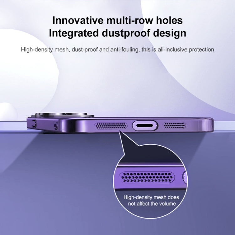 For iPhone 13 Pro Max Frosted Metal Material Phone Case with Lens Protection(Light Blue) - free shipping - PMC TechLife - Order now!