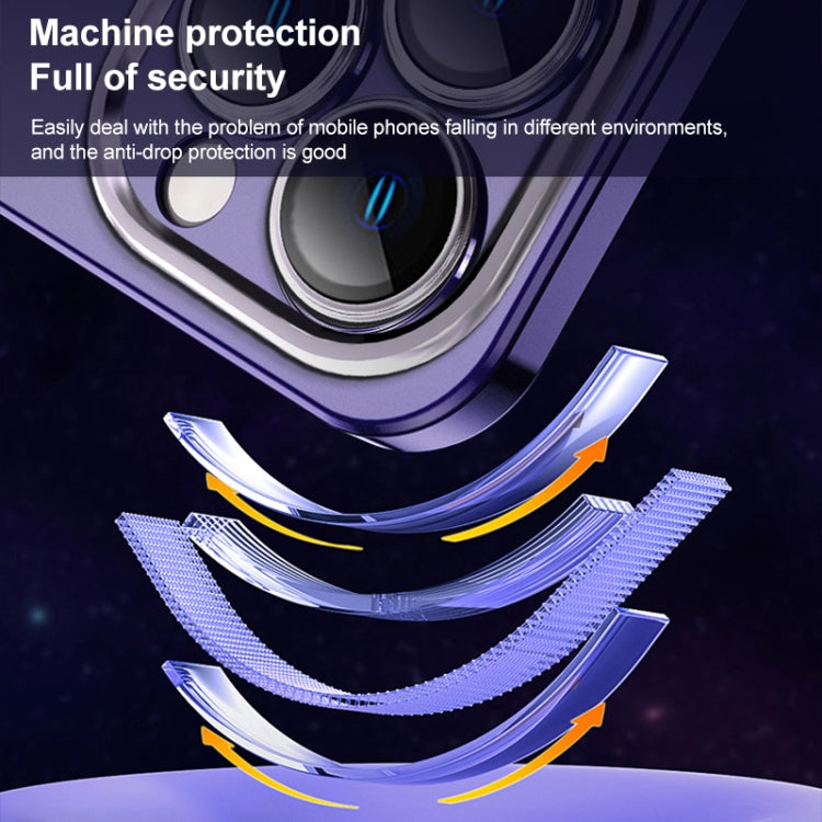 For iPhone 13 Pro Max Frosted Metal Material Phone Case with Lens Protection(Light Blue) - free shipping - PMC TechLife - Order now!