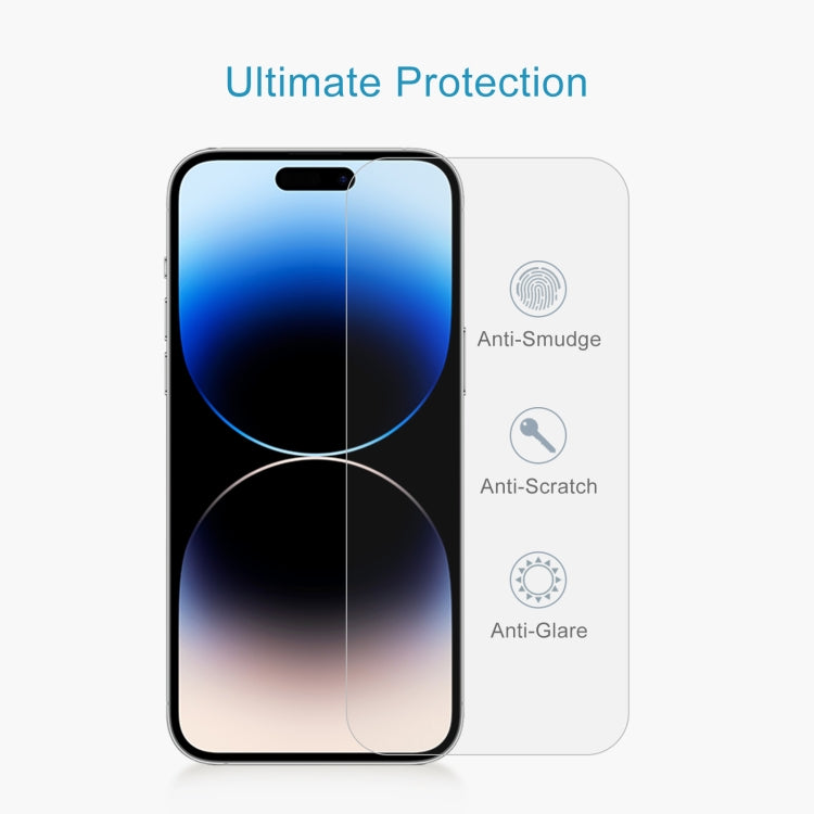 For iPhone 15 Plus / 15 Pro Max 0.26mm 9H 2.5D High Aluminum Tempered Glass Film - free shipping - PMC TechLife - Order now!