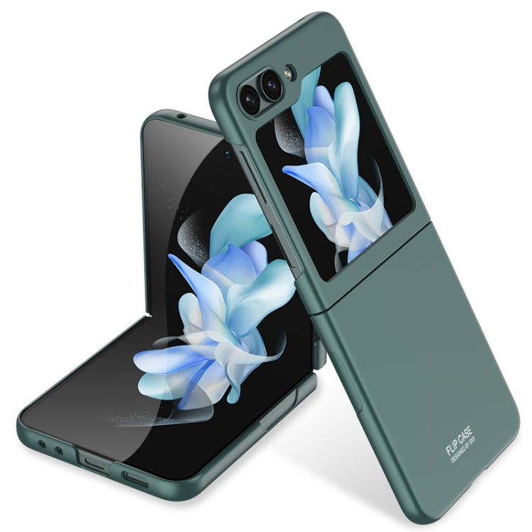 For Samsung Galaxy Z Flip5 GKK Ultra-thin Full Coverage Phone Case(Dark Night Green) - Galaxy Z Flip5 Cases by GKK | Online Shopping South Africa | PMC TechLife | Buy Now Pay Later Mobicred