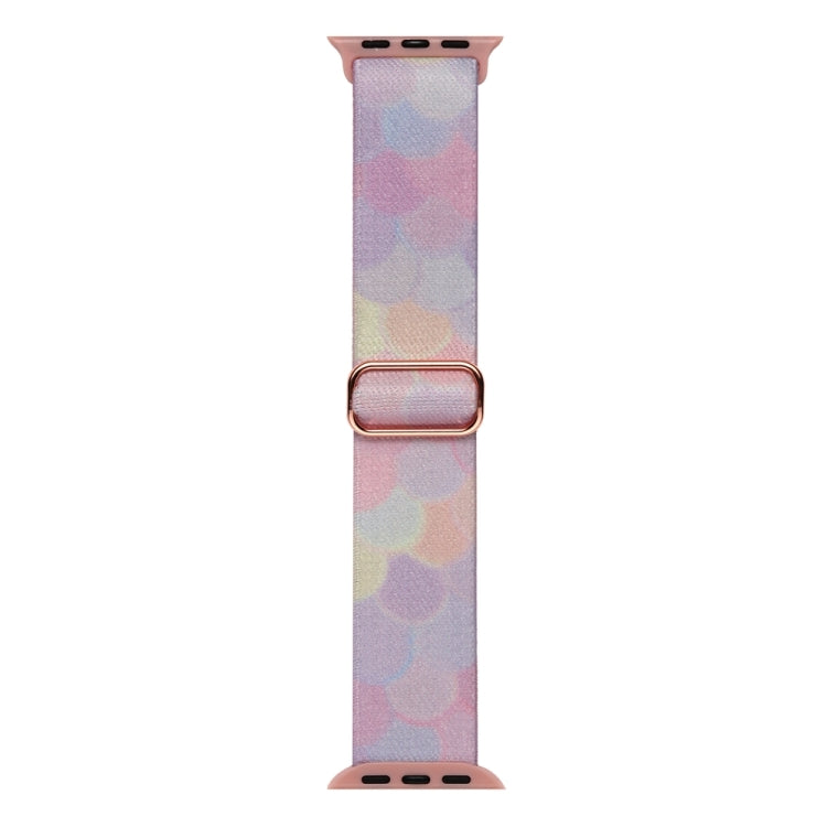 For Apple Watch 38mm Painted Pattern Nylon Replacement Watch Band(Symphony Bubbles) - Watch Bands by PMC TechLife | Online Shopping South Africa | PMC TechLife