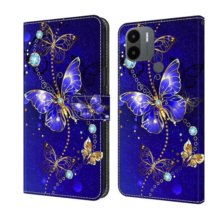 For Xiaomi Redmi A1+ / A2 / A2+ Crystal 3D Shockproof Protective Leather Phone Case(Diamond Butterfly) - free shipping - PMC TechLife - Order now!