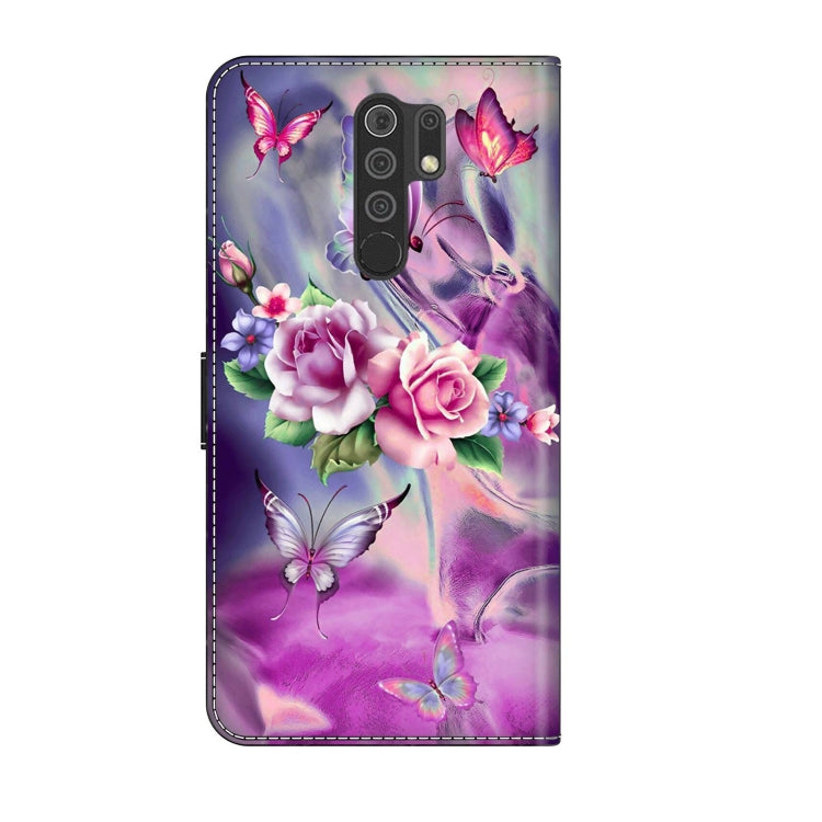 For Xiaomi Redmi 9 Crystal 3D Shockproof Protective Leather Phone Case(Butterfly) - free shipping - PMC TechLife - Order now!