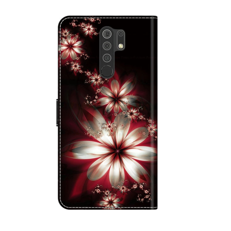 For Xiaomi Redmi 9 Crystal 3D Shockproof Protective Leather Phone Case(Fantastic Flower) - free shipping - PMC TechLife - Order now!