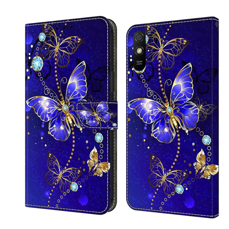 For Xiaomi Redmi 9A Crystal 3D Shockproof Protective Leather Phone Case(Diamond Butterfly) - free shipping - PMC TechLife - Order now!