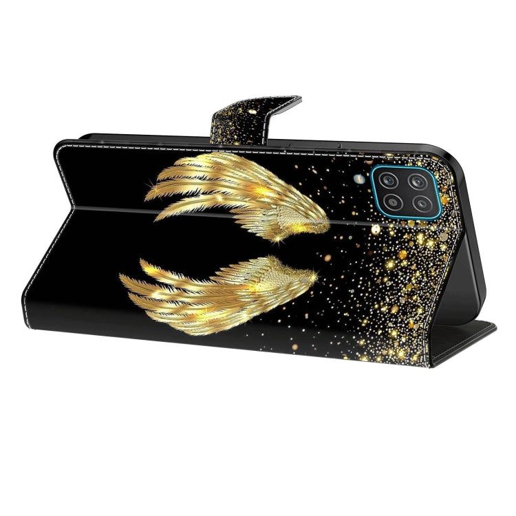 For Xiaomi Redmi 9T Crystal 3D Shockproof Protective Leather Phone Case(Golden Wings) - free shipping - PMC TechLife - Order now!