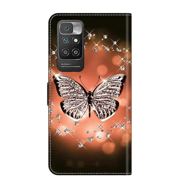 For Xiaomi Redmi 10 Crystal 3D Shockproof Protective Leather Phone Case(Crystal Butterfly) - free shipping - PMC TechLife - Order now!