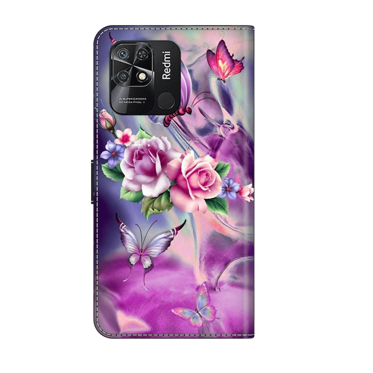 For Xiaomi Redmi 10C Crystal 3D Shockproof Protective Leather Phone Case(Butterfly) - free shipping - PMC TechLife - Order now!