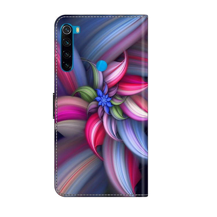 For Xiaomi Redmi Note 8 Crystal 3D Shockproof Protective Leather Phone Case(Colorful Flower) - free shipping - PMC TechLife - Order now!