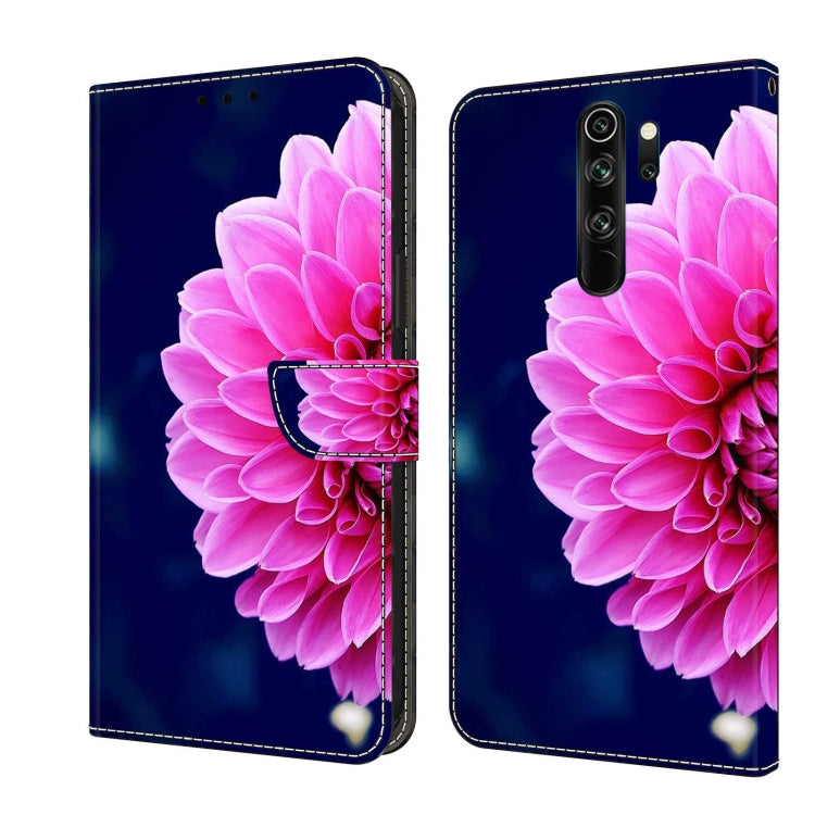 For Xiaomi Redmi Note 8 Pro Crystal 3D Shockproof Protective Leather Phone Case(Pink Petals) - free shipping - PMC TechLife - Order now!