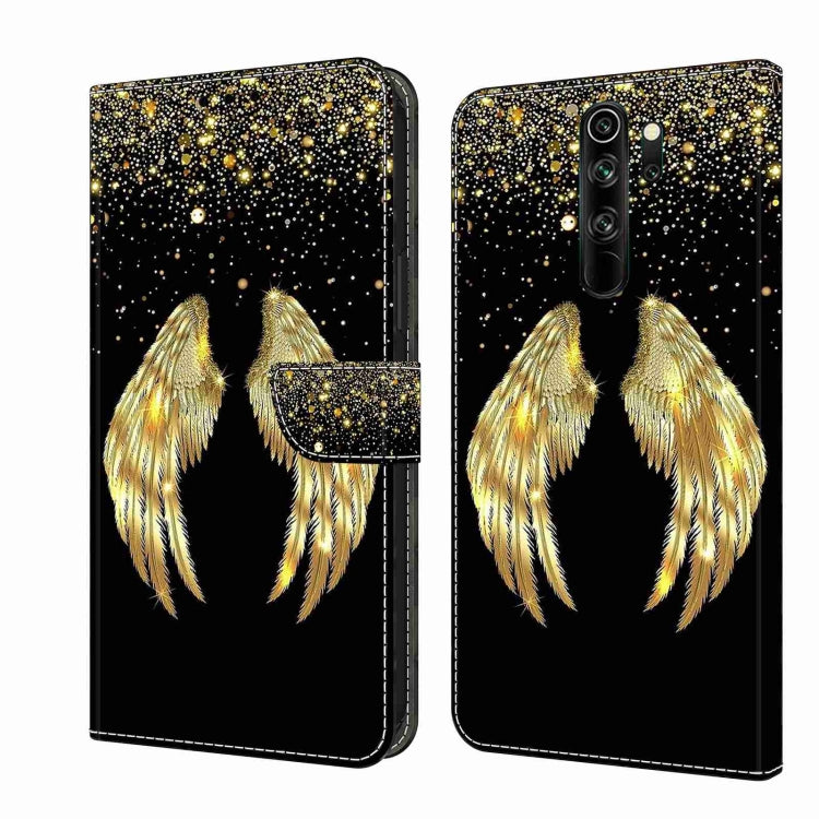 For Xiaomi Redmi Note 8 Pro Crystal 3D Shockproof Protective Leather Phone Case(Golden Wings) - free shipping - PMC TechLife - Order now!