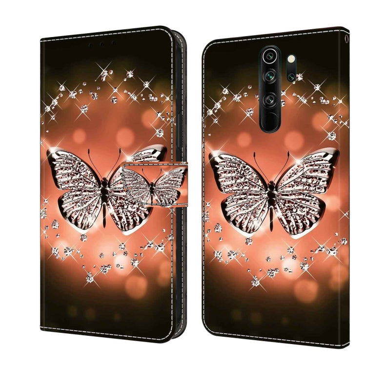 For Xiaomi Redmi Note 8 Pro Crystal 3D Shockproof Protective Leather Phone Case(Crystal Butterfly) - free shipping - PMC TechLife - Order now!