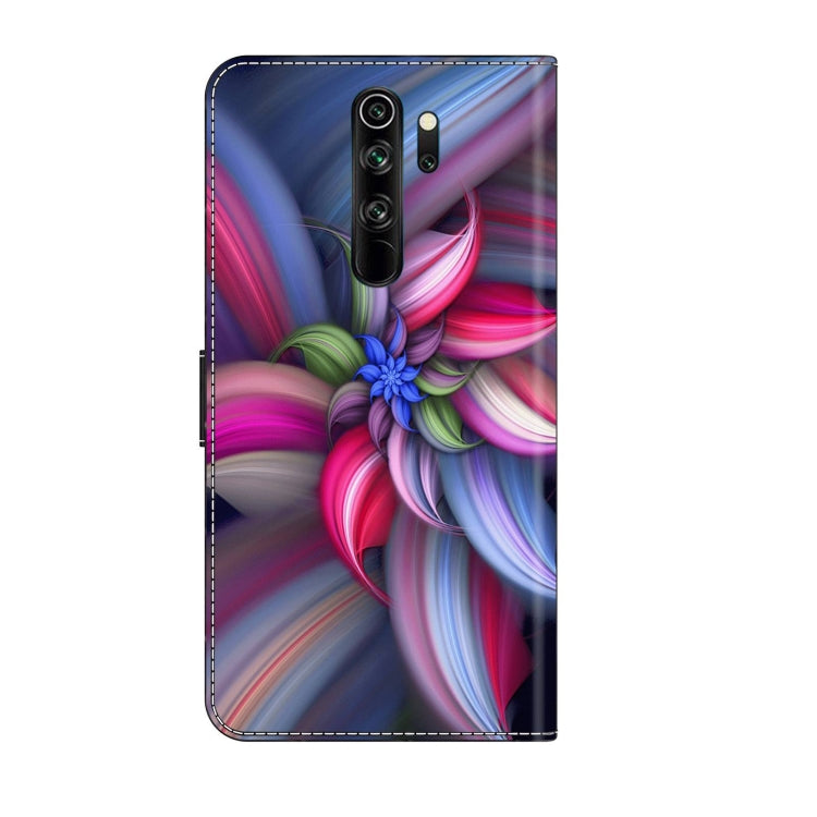For Xiaomi Redmi Note 8 Pro Crystal 3D Shockproof Protective Leather Phone Case(Colorful Flower) - free shipping - PMC TechLife - Order now!