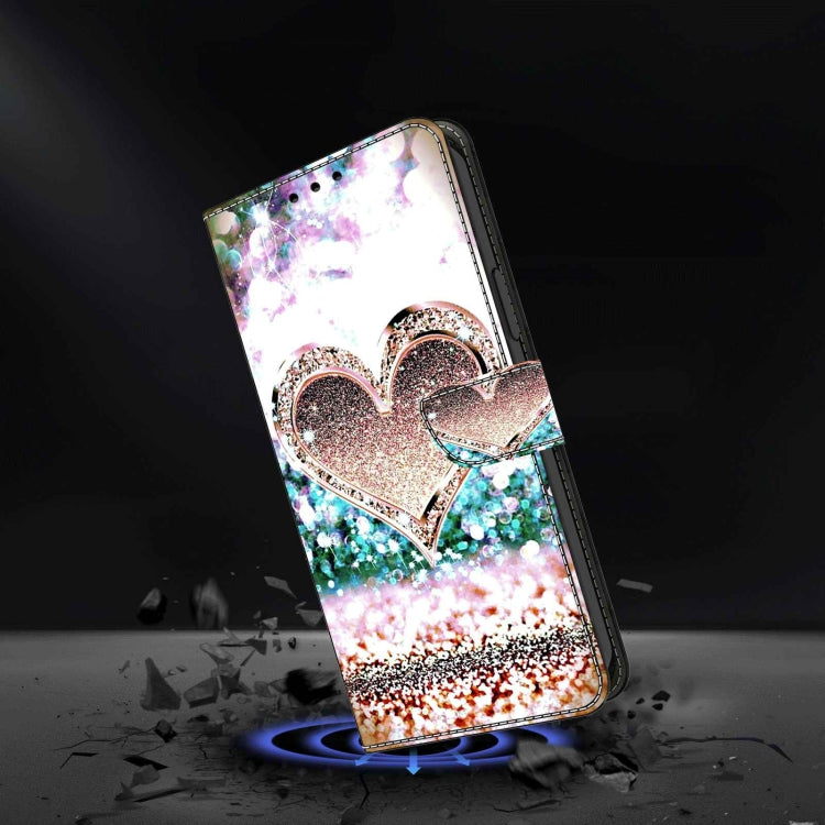 For Xiaomi Redmi Note 11 Pro 5G / 4G Global Crystal 3D Shockproof Protective Leather Phone Case(Pink Diamond Heart) - free shipping - PMC TechLife - Order now!