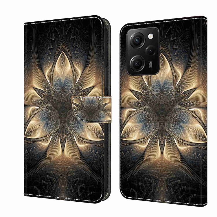 For Xiaomi Redmi Note 12 Pro Global Crystal 3D Shockproof Protective Leather Phone Case(Luminous Building) - free shipping - PMC TechLife - Order now!