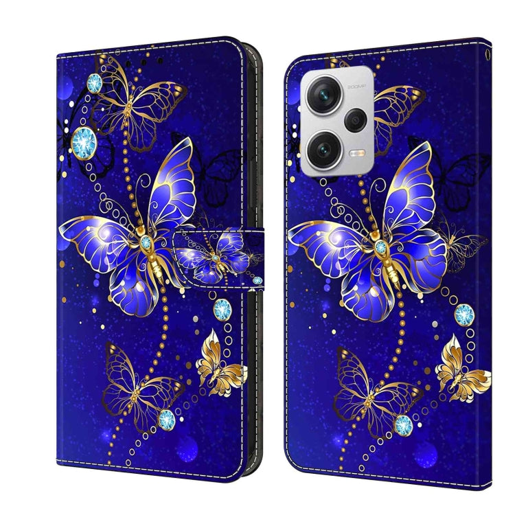For Xiaomi Redmi Note 12 Pro+ Crystal 3D Shockproof Protective Leather Phone Case(Diamond Butterfly) - free shipping - PMC TechLife - Order now!
