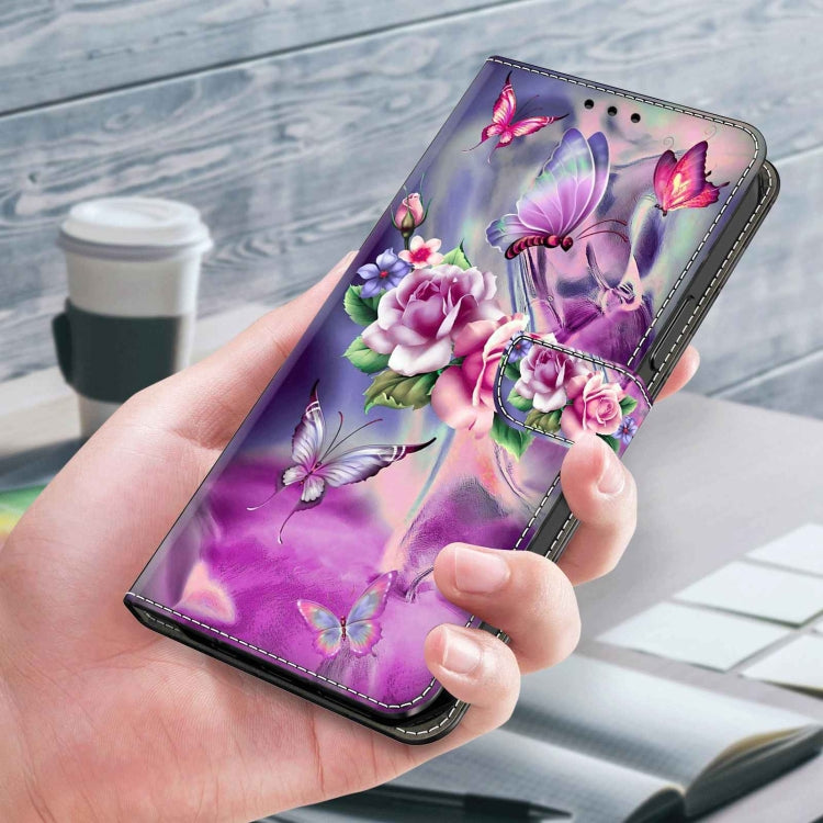 For Xiaomi Redmi Note 12 5G Global / Poco X5 Crystal 3D Shockproof Protective Leather Phone Case(Butterfly) - free shipping - PMC TechLife - Order now!