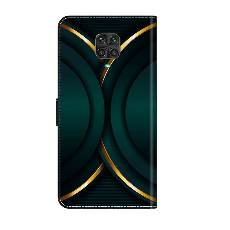 For Xiaomi Redmi Note 9 Pro Crystal 3D Shockproof Protective Leather Phone Case(Gold Outline) - free shipping - PMC TechLife - Order now!