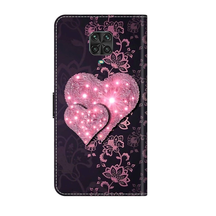 For Xiaomi Redmi Note 9 Pro Crystal 3D Shockproof Protective Leather Phone Case(Lace Love) - free shipping - PMC TechLife - Order now!